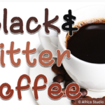 Black and Bitter Coffee Font Poster 1