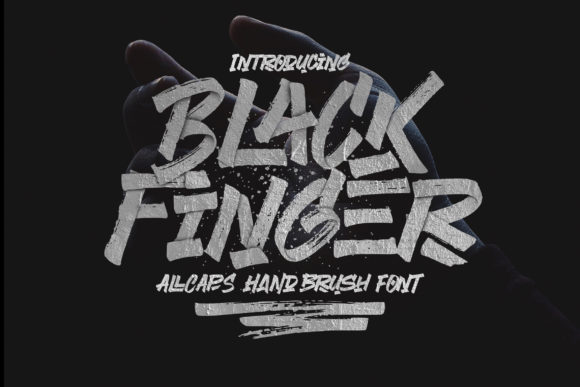 Black Finger Font