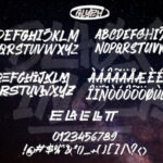 Black Finger Font Poster 2