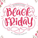 Black Friday Font Poster 1