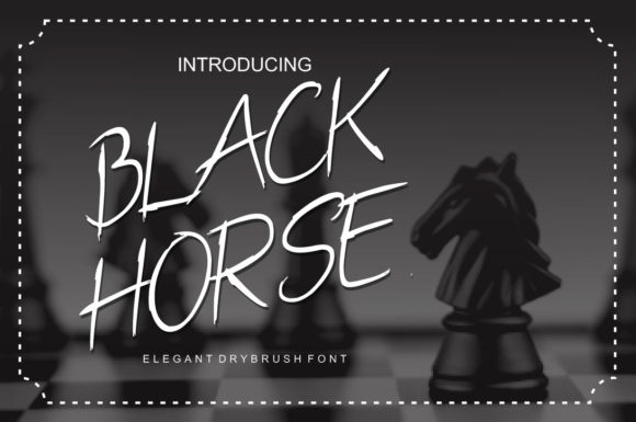 Black Horse Font