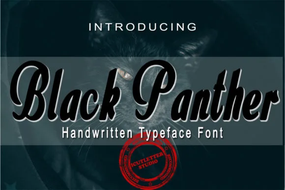 Black Panther Font Black Panther Font Poster 1