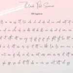 Black Pink Summer Font Poster 9