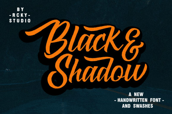 Black & Shadow Font