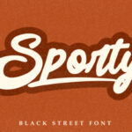 Black Street Font Poster 2