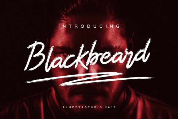 Blackbeard Font Poster 1