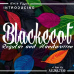 Blackecot Font Poster 1