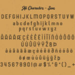 Blacklite Script Font Poster 10