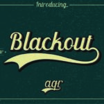 Blackout Font Poster 1