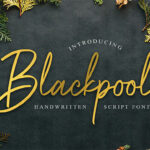 Blackpool Font Poster 1