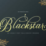 Blackstar Font Poster 1