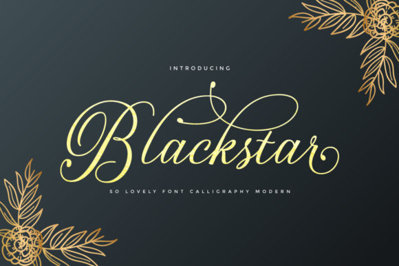 Blackstar Font Poster 1
