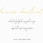 Blanc Seing Font Poster 16