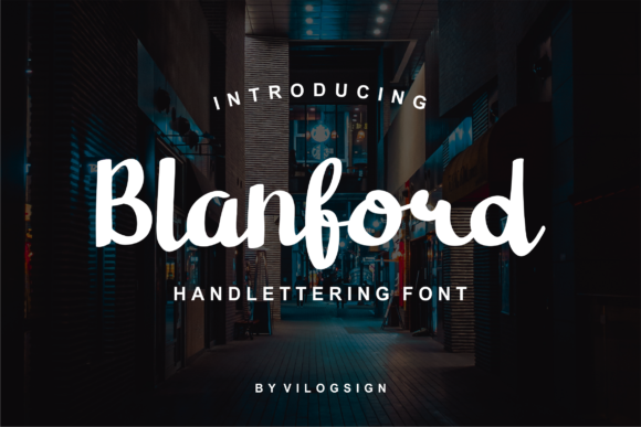 Blanford Font Poster 1