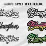 Blangkon Script Font Poster 13