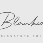 Blankid Font Poster 2