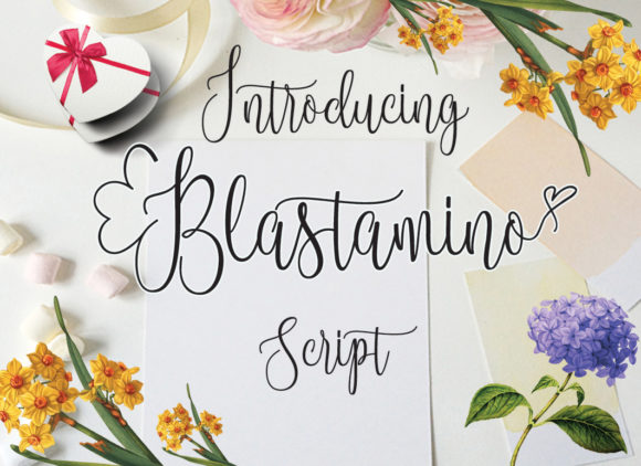 Blastamino Font Poster 1