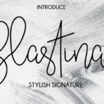 Blastinae Font Poster 1