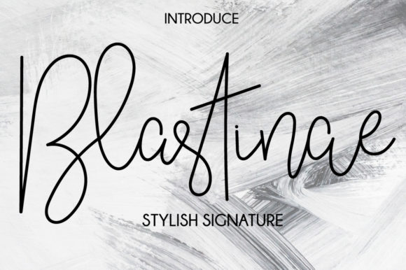 Blastinae Font Poster 1