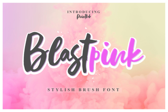 Blastpink Script Font Poster 1