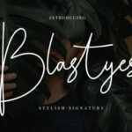 Blastyes Font Poster 1