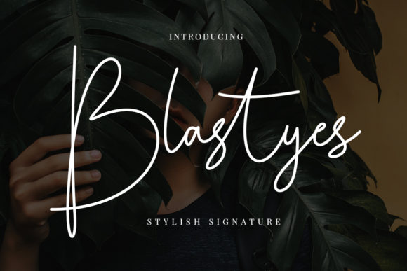 Blastyes Font Poster 1