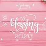 Blessing Font Poster 1