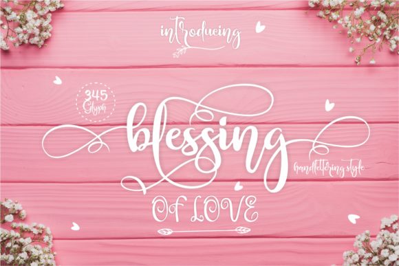 Blessing Font Poster 1