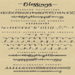 Blessings Font Poster 6