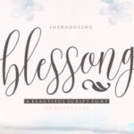 Blessong Font Poster 1