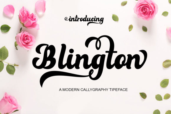 Blington Font Poster 1