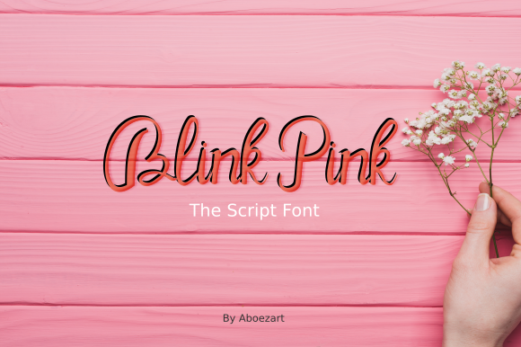 Blink Pink Font