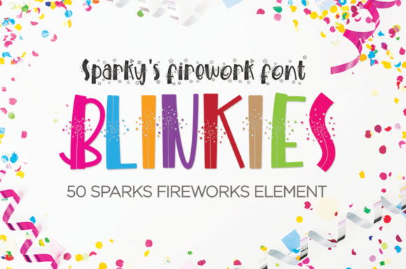 Blinkies Font Poster 1