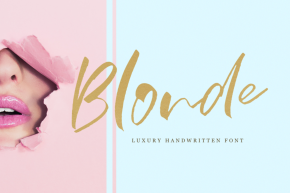 Blonde Font