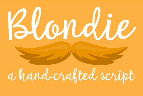 Blondie Font Blondie Font Poster 1