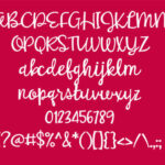 Blondie Font Poster 2