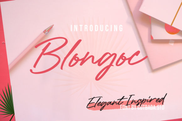 Blongoc Script Font