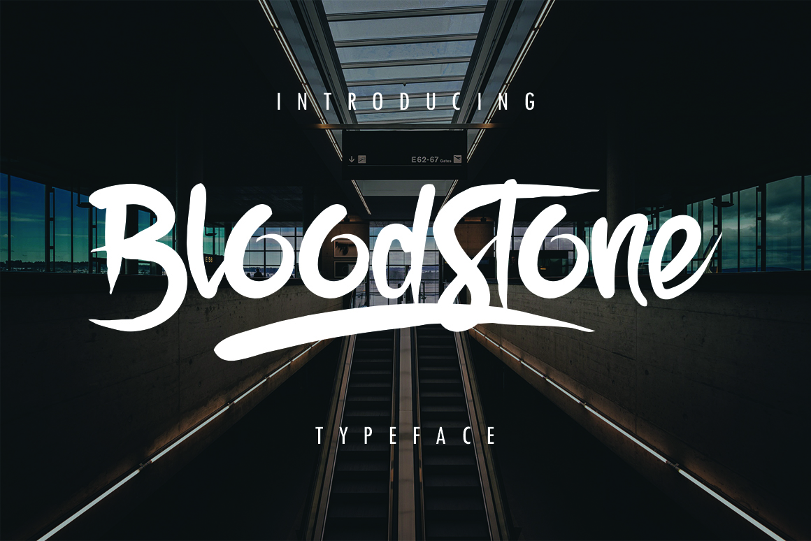 BloodStone Font Poster 1