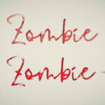 Bloody Script Font Poster 3