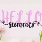 Blossom Script Font Poster 5