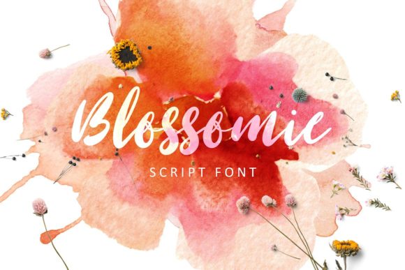 Blossomie Font Poster 1