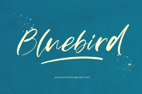 Bluebird Font Poster 1