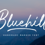 Bluehill Font Poster 1