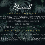 Bluehill Font Poster 11