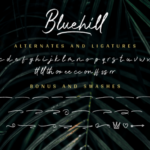 Bluehill Font Poster 12