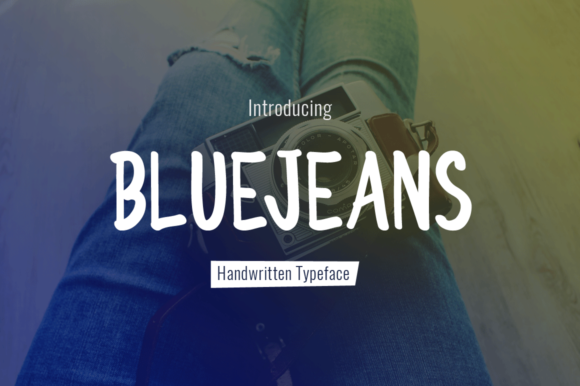 BlueJeans Font Poster 1