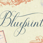 Blueprint Font Poster 1