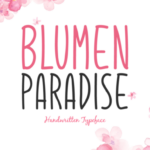 Blumen Paradise Font Poster 1