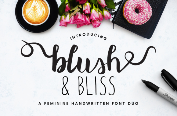 Blush & Bliss Font Poster 1
