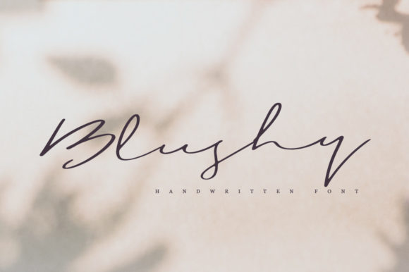 Blushy Font Poster 1